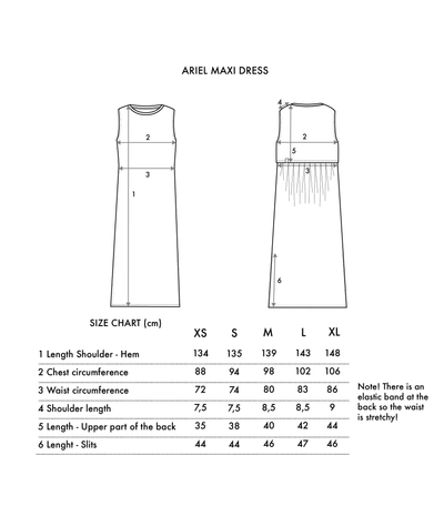 Ariel Maxi Dress - Black Sea