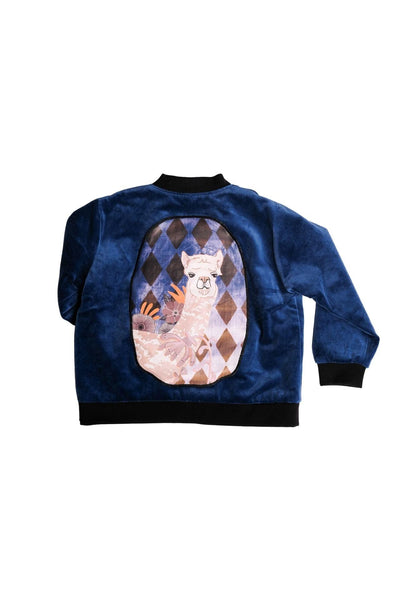 Buy online our sustainable clothing Jacket Kids' Alpakka Jacket - Blue Velvet - MORICO