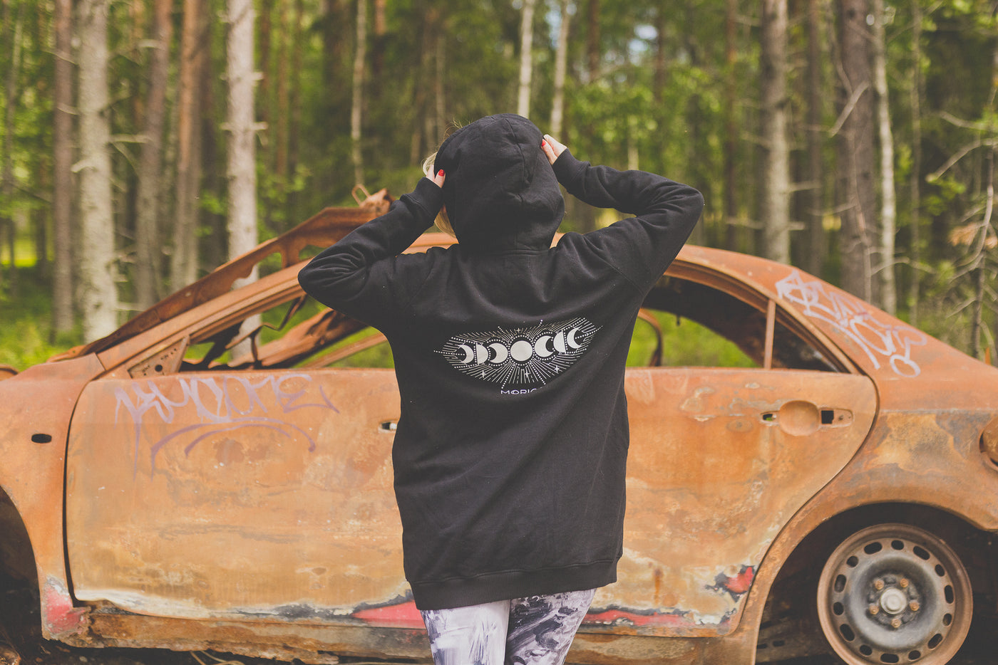 Phases Hoodie - Black