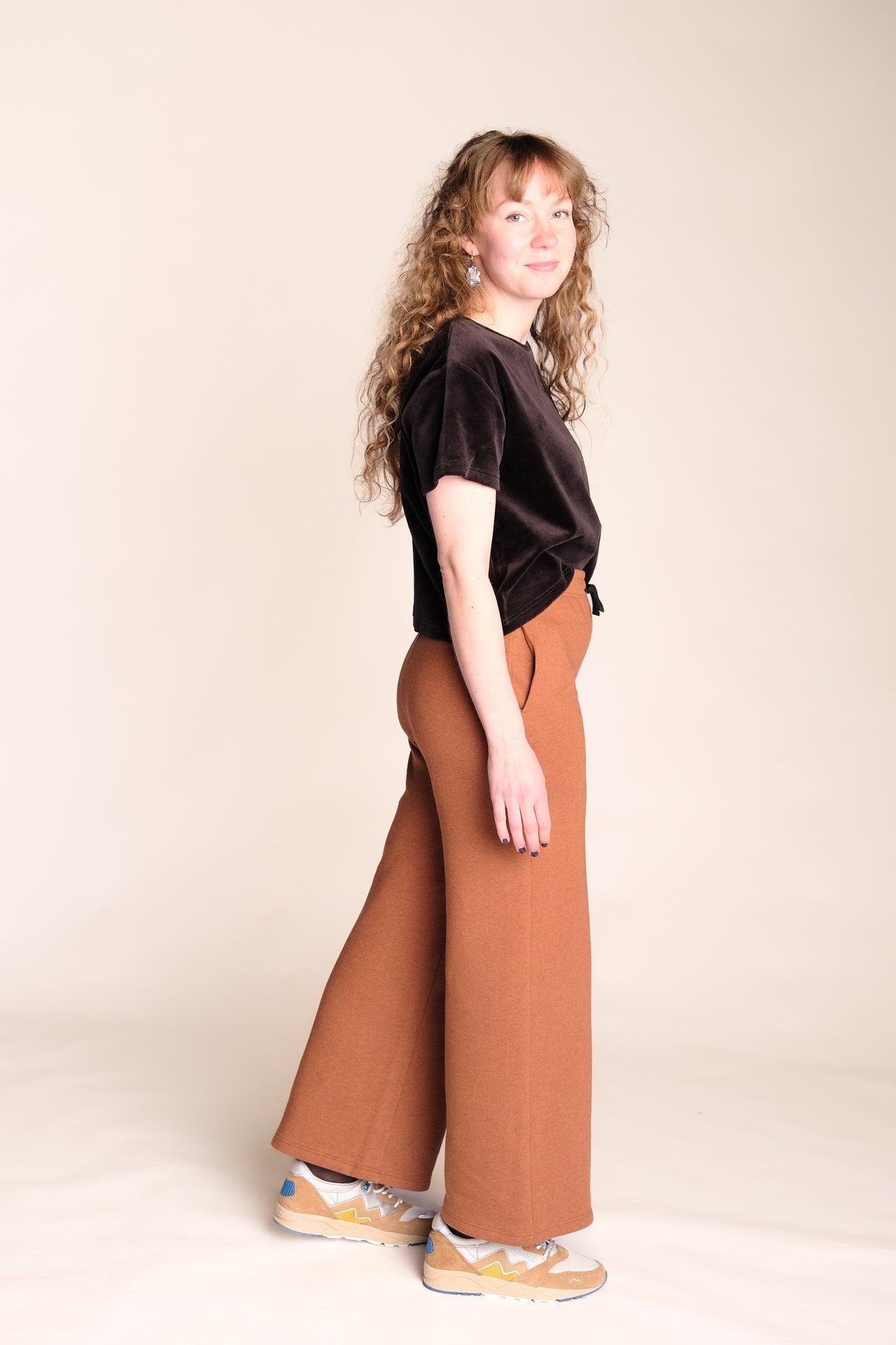 Buy online our sustainable clothing Trousers Luna Trousers - Copper - MORICO